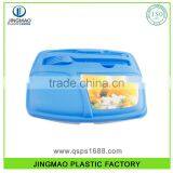 New Design OEM Service PP Plastic Bento Lunch Box With Fork and Spoon