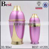 15ml 30ml 50ml Bottle Special Triangle Shape Gold Color Acrylic Body Lotion Bottle With Pump thumbnail-3