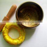 High Quality Handmade in Nepal Buddhist Meditation Healing Tibetan Singing Bowl thumbnail-2