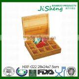 FDA Certificate Natural Bamboo Storage Tea Box thumbnail-1
