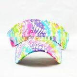 Custom Embroidery Colorful Sport Sun Hat Of Women thumbnail-2