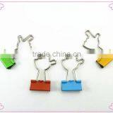 Hot Selling Beautiful Colors Finger Shape Metal Binder Clip Money Clips