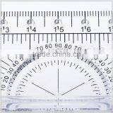 Transparent Plastic Multi-Purpose Rolling Ruler With Protractor For Scaling thumbnail-6