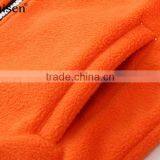 Children Garment Windproof Pocket Zipper-up Orange Polar Fleece Children's Coats thumbnail-4