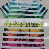 Stock Clothing Inventory Clearance Hot Sale Good Quality Girl's Printed T-shirt thumbnail-2