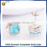Factory Top Sale 925 Sterling Silver AAA Zircon Earrings With Stud thumbnail-3