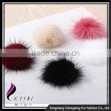 CX-A-07 Fur Decoration Colourful Genuine Mink Fur Ball thumbnail-2