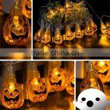 Wholesale Halloween Lights Lamp LED Light Lantern Halloween Happy Ghost Lamp Pumpkin Lantern
