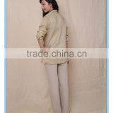 Top Fashion Women Linen Loose Pants In Garment Dye thumbnail-2