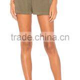 MGOO Casual Wear Nylon Running Pants For Women High-Waisted Drawstring Dri Fit Shorts Wholesale thumbnail-2