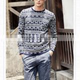 2014-2015 high fashion men's jacquard pullover sweaters