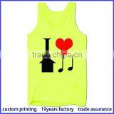 OEM Screen Printing Cotton Tank Tops thumbnail-1