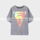 Donguan Women T-shirt 100%cotton Geometric Print Short Sleeve Round Neck Ladies T-shirt thumbnail-1