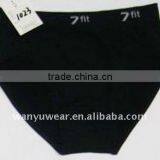 Black Seamless Man Underwear Briefs thumbnail-1
