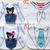 4 Designs Can Choose Baby Bibs/3 Layers Baby Bibs/superman Baby Bibs /in Stocked or OEM thumbnail-1