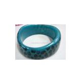 Sell Resin Bracelet with Black Dots