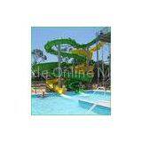 Large Aqua Splash Amusement Park Water Slides , Open / Closed Curving Slides thumbnail-1