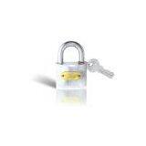 ELECTROPLATING CHROME IRON PADLOCK thumbnail-1