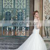 ED Elegant Sweetheart Lace Straps Mermaid Beaded Appliqued Wedding Dress Bridal Gown thumbnail-2