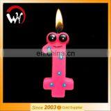 1st Birthday Themed Party Decorated Funny Candles