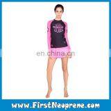 Factory Outlet Whole Sale Colorant Match Long Sleeve Rash Guard thumbnail-1