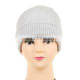 Women's Acrylic Cable Knitted Cuff Beanie thumbnail-1