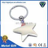 Zinc Alloy Made Usa Souvenir Star Shape Keychain