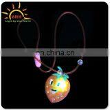 Kids LED Flashing Light Up Bead Flower Necklace Party COOL