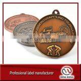 Professional Medallion Factory Metal Souvenir Use And High Raies Design Custom Sports Event Bronze Collectable Medal thumbnail-1