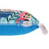 Recyclable Newest Design Tropical Blue Tiger Pattern Digital Printing Decor Outdoor Pillow Cushion Waterproof Chair Cushion thumbnail-5