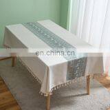 New Design Linen Tablecloth Embroidery Animal Geometric Pattern Tablecloth Party Tablecloth thumbnail-6