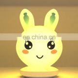 Led Rabbit Night Light USB for Children Baby Kids Gift Animal Cartoon Decorative Lamp Bedside Bedroom Living Room thumbnail-3