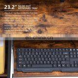 Computer Desk With Storage Shelves Study Table thumbnail-3