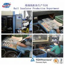 Railway Nylon Insulator for Adjusting Rail Gauge and Electrically Insulating Railroad Rails thumbnail-5