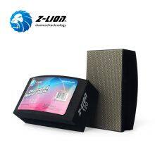 Z-LION Patented Arc Shape Diamond Electroplated Hand Pads for Glass Car Mirrors Grinding ZL-37CA thumbnail-3