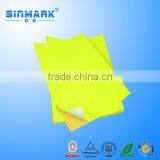 SINMARK custom full color stickers, color a4 size sticker paper