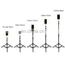 New LED Selfie Ring Light With 1.6 Meter Cell Phone Holder Tripod Stand for Live Stream Makeup thumbnail-3