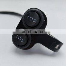 China Best Motorcycle Aluminum Alloy Handlebar Spotlight Button Switch External Power-off YXRZ-S6 Double Third Gear Switch thumbnail-4