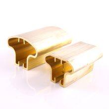 Customized Extruded Brass Profile Brass Staircase Handrail thumbnail-1