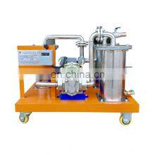 Small Size Portable 32Lpm Stainless Steel Edible Olive Oil Sunflower Oil Filter Machine thumbnail-2