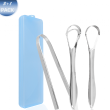 Professional Medical Grade Oral Care Tools Stainless Steel Tongue Scraper for Oral Hygiene
