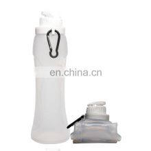 Eco-friendly Foldable/Collapsible Silicone Water Bottle thumbnail-4