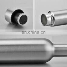 New Wine Shape 750ml Manufacture Bottle Logo Stainless Steel Insulated Vacuum Flask thumbnail-4