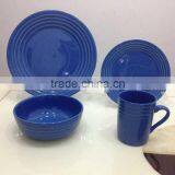 Ceramic Ware With Solid Color Dinner Set for Gibson16pcs Dinnerware Set With Different Color thumbnail-2