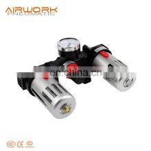 BC2000 Airtac Type Air Treatment Processing Filter Regulator Lubricator Three Unit thumbnail-2