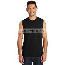 Bodybuilding Cotton Vest Fabric Men OEM Custom Gym Sports Tank Top Custom thumbnail-1