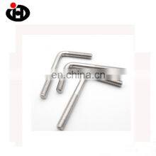 High Quality Stainless Steel Hardware Plain Foundation L Shaped Anchor Bolts thumbnail-2