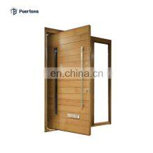 Outdoor Heavy Duty Design Wood Entrance Entry / Interior Pivot Door thumbnail-2