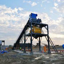 High Performance 180m3/h Capacity Concrete Batching Plant With Conveyor Belt thumbnail-3