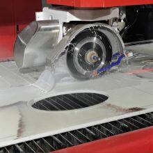 HUALONG HKNC-650J Waterjet Bridge Saw Combo Saw and Waterjet Granite Marble Stone Kitchen Countertop Cutting Machine thumbnail-3